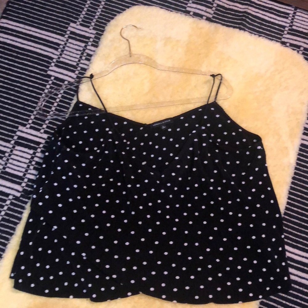 Kendall & Kylie Polka Dot Layered Tank